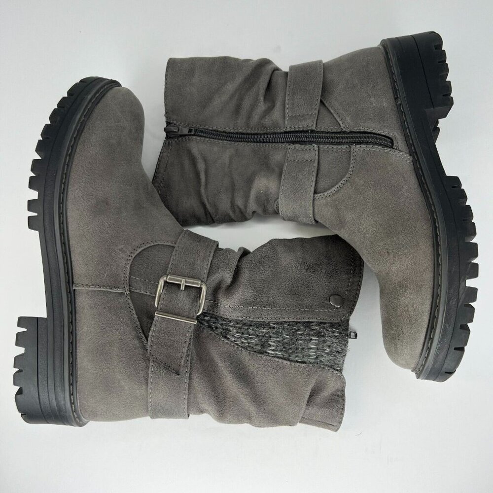 Cliffs by White Mountain Womens C32738 Mingle Mid Calf Buckle Size 6.5M Boots - Picture 7 of 9